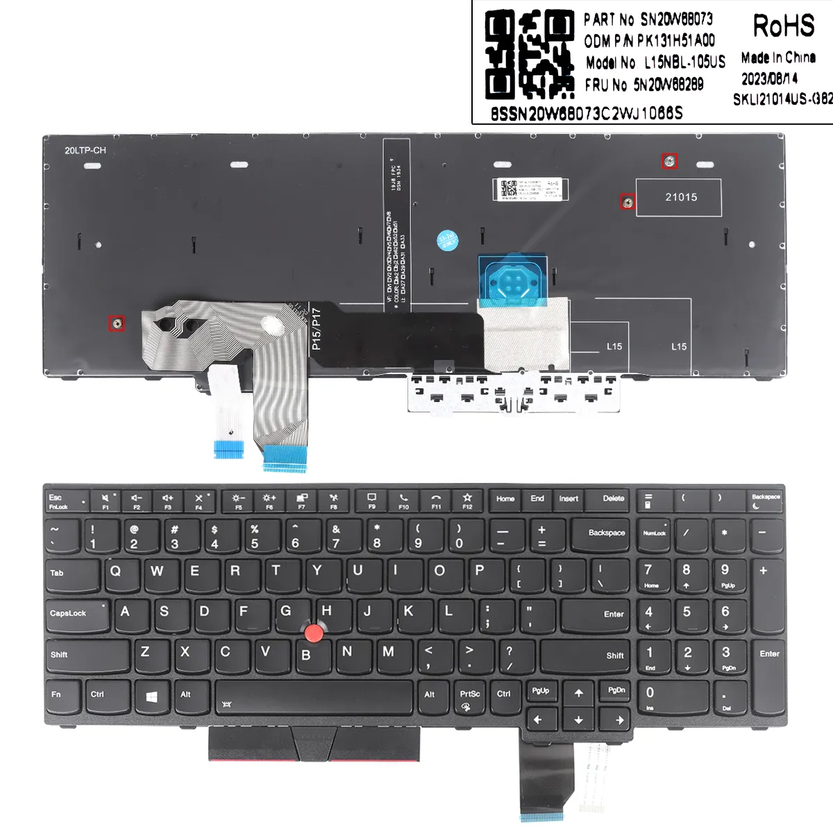Picture of Lenovo ThinkPad T15g Gen 1/ L15 BLACK（Backlit Win8 )